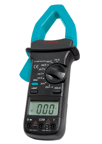 Picture of EM204, CATIII, DCV,ACV,DCA,ACA,Ω,Hz, Digital Clamp Meter